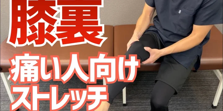 膝裏の痛みの原因とストレッチ改善方法