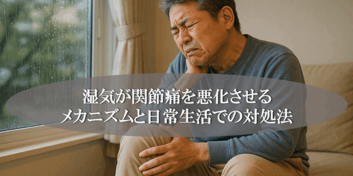 湿気が関節痛を悪化させるメカニズムと日常生活での対処法